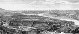 Vue de la ville de Paris, prise des hauteurs du village de Chaillot