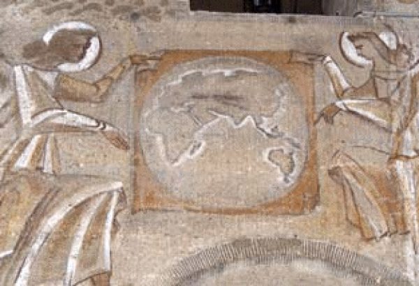 Détail des fresques d'Untersteller de l'église Saint Pierre de Chaillot