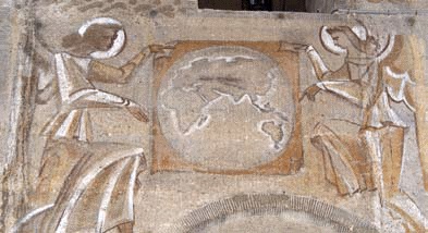 Détail des fresques d'Untersteller de l'église Saint Pierre de Chaillot